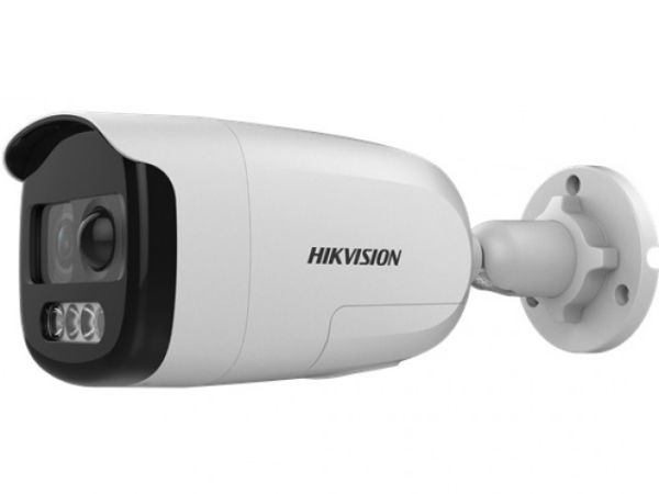 Уличная HD-TVI видеокамера 2Мп HikVision ColorVu DS-2CE12DFT-PIRXOF (6 мм) с сиреной, строблампой и PIR-датчиком