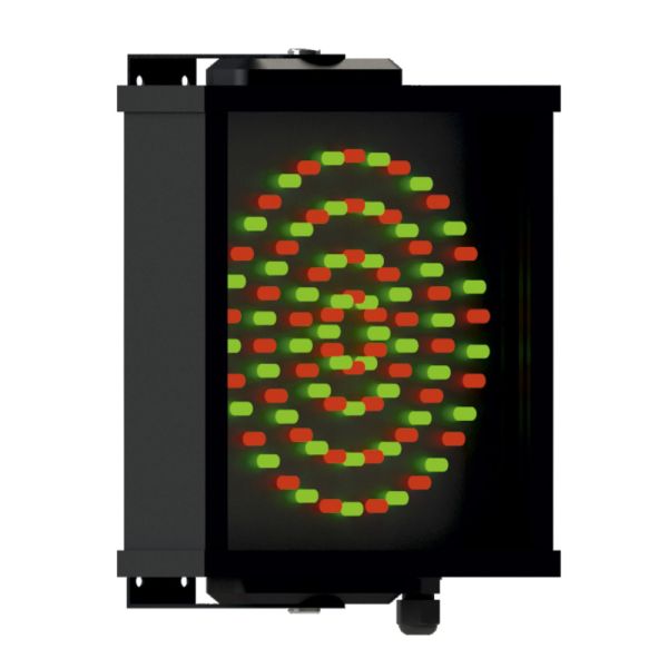 Светофор светодиодный односекционный Инфопаркинг ИС-1/12/Зелёный+Красный, 145 мм