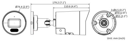 Сетевая IP-камера ColorVu 8Мп Hikvision DS-2CD2087G2H-LIU/SL (2.8 мм), черная с интеллектуальной гибридной подсветкой до 40 м