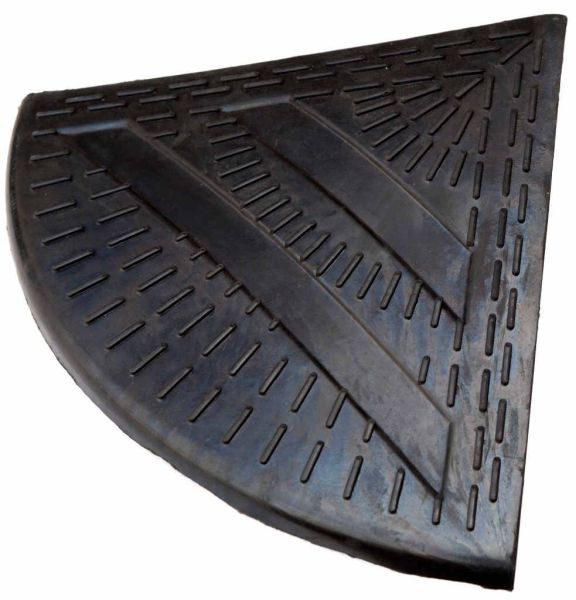 Съезд с бордюра резиновый СР-100-1 концевая часть