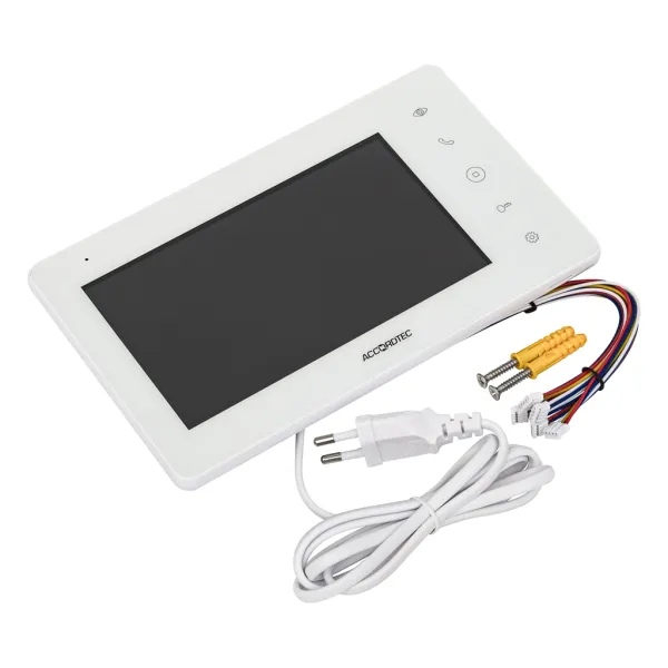 Монитор видеодомофона AccordTec AT-VD 760C/SD WH