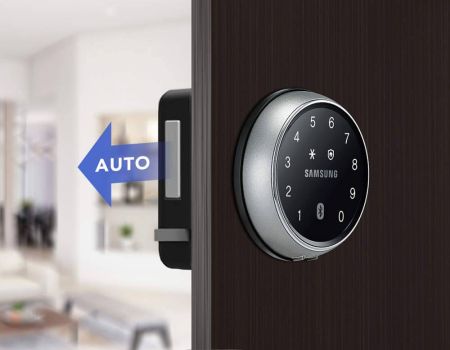 Электронный замок Samsung SHS-D607 XMK/EN, накладной без ручки