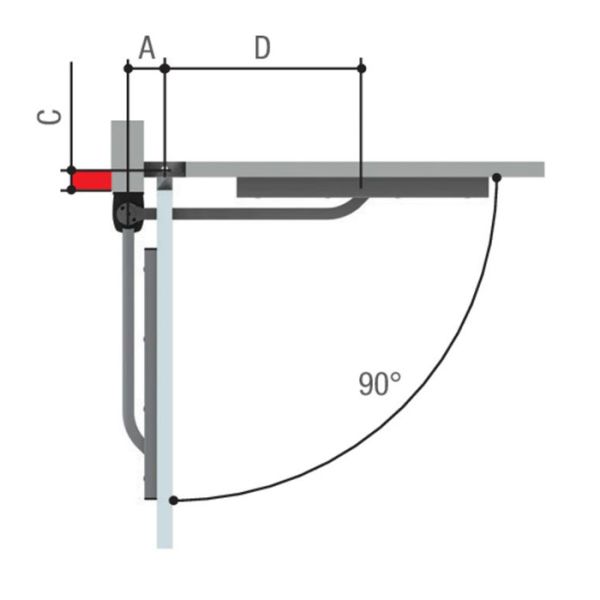 Рычаг передачи скользящий Came STYLO-BD для приводов STYLO и FAST40