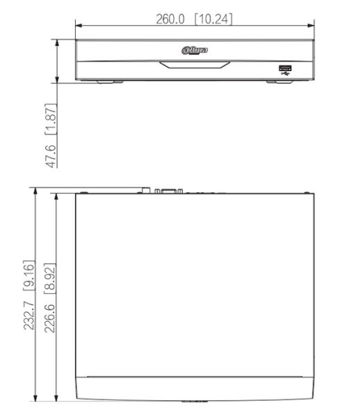 IP-видеорегистратор 4-канальный PoE WizSense Dahua DHI-NVR2104HS-P-I2 IP-видеорегистратор 4-канальный PoE WizSense Dahua DHI-NVR2104HS-P-I2