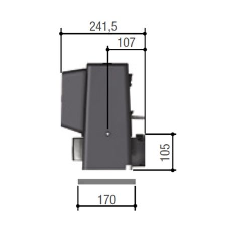 Привод 230 В Came BX608AGS для откатных ворот
