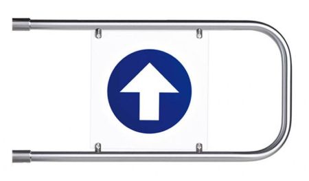 Створка PERCo AG-650 длиной 650 мм для WMD-05S нержавеющая сталь