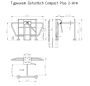 Двухштанговый турникет-трипод Gotschlich Compact Plus 2-Arm из окрашенной стали (6COР2AEB)