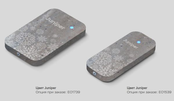 Считыватель бесконтактных карт ESMART® Reader LITE серии STONE Mullion, Silverite