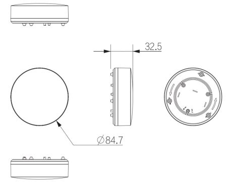 Беспроводной датчик протечки воды Dahua DHI-ARD912-W2(868)