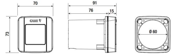 Комплект встраиваемых фотоэлементов Came DLX30CIP, 30 м (806TF-0070)