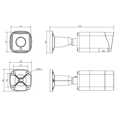 IP-видеокамера 4Мп RVi-2NCT4043 (2.7-13.5) IP-видеокамера 4Мп RVi-2NCT4043 (2.7-13.5)