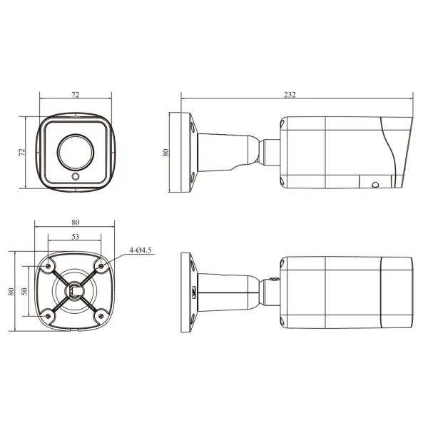 IP-видеокамера 4Мп RVi-2NCT4043 (2.7-13.5) IP-видеокамера 4Мп RVi-2NCT4043 (2.7-13.5)