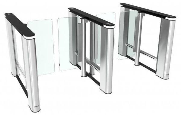 Центральный модуль скоростного распашного турникета Cominfo EasyGate Elite-M-2W