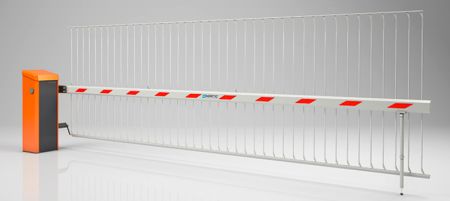 Решетка на стрелу Magnetic GUE1800-050, высокая 1,8 м, шарнирная 5000 мм, для шлагбаумов Access Pro-H, Access XL2, Access XXL