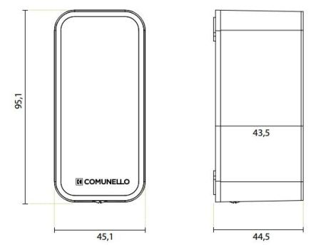 Фотоэлементы проводные, компактные Comunello DTS