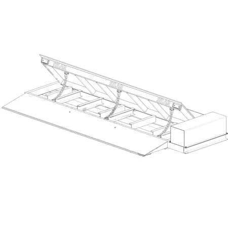 Дорожный блокиратор Silar ПЗП 5000ЭМН с боковым приводом, электромеханический накладной