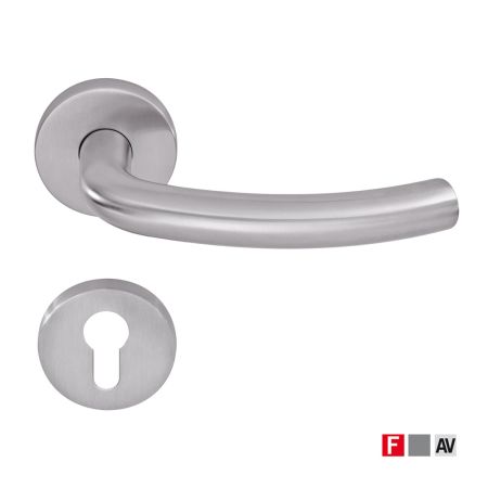 Комплект нажимных ручек dormakaba OGRO Premium 8100 для сплошных дверей