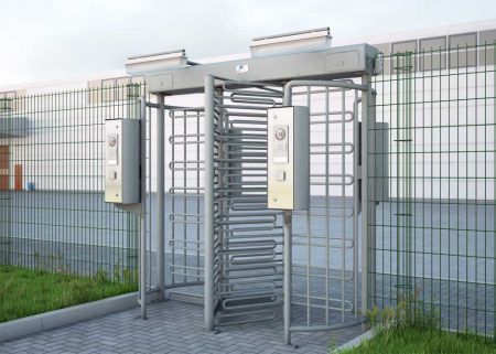 Полноростовой механический двухпроходной турникет Magnetic MPT 350 (MPT350CZ300), трехлопастной