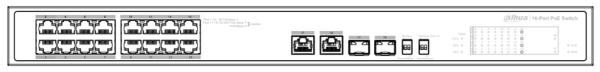 Управляемый POE коммутатор 18-портовый Dahua DH-PFS3218-16ET-135