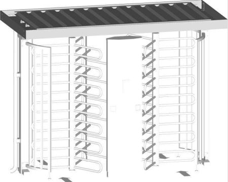 Крыша для серии 2-проходных турникетов ECCO 120 HD/BD Gotschlich Ecco Basic Roof (6EDR1K3-b)