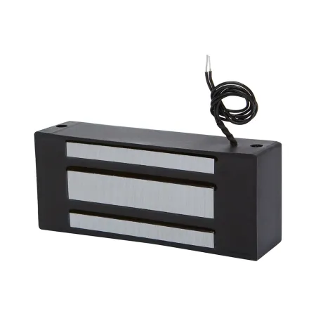 Электромагнитный замок AccordTec ML-300П с уголком, черный