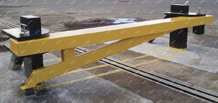 Противотаранный механический шлагбаум БУК ПТШ Р 5000Р.3С, распашной