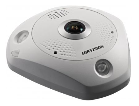 Панорамная IP-видеокамера Fisheye 12Мп HikVision DS-2CD63C5G0E-IS(B) с LED-подсветкой до 15 м