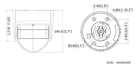 IP-видеокамера 4Мп Hikvision DS-2CD2346G2P-ISU/SL(C) (2.8 мм), с двумя объективами, панорамная уличная