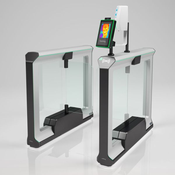 Боковая секция распашного турникета Magnetic mWing FMWI_AL Slave без створок