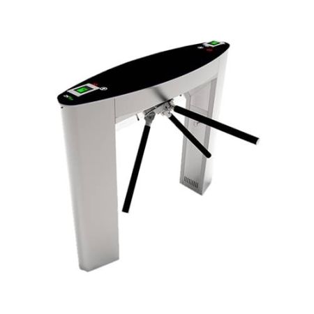 Турникет-трипод тумбовый ZKTeco TS5022A с биометрическими считывателями (с планками) Турникет-трипод тумбовый ZKTeco TS5022A с биометрическими считывателями (с планками)