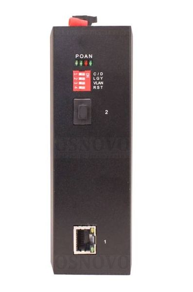 Промышленный медиаконвертер Gigabit Ethernet Osnovo OMC-1000-11HX/I