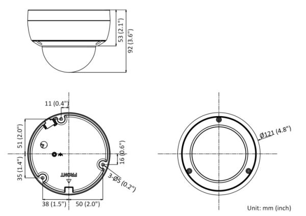 Уличная IP-камера 2Мп Hikvision DS-2CD3126G2-IS (6 мм)