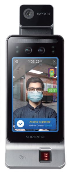 Биометрический терминал распознавания лиц и УРВ Suprema FaceStation F2 FSF2-ODB