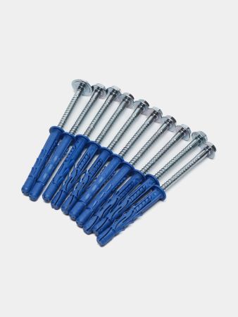 Рамный дюбель для крепления вентилируемых фасадов RAWLPLUG с цинковым покрытием, 10x100 мм R-FF1-N-10K100