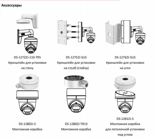 Уличная EyeBall HD-TVI видеокамера 5Мп ColorVu HikVision DS-2CE72HFT-F28 (2.8 мм) с LED подсветкой до 20 м