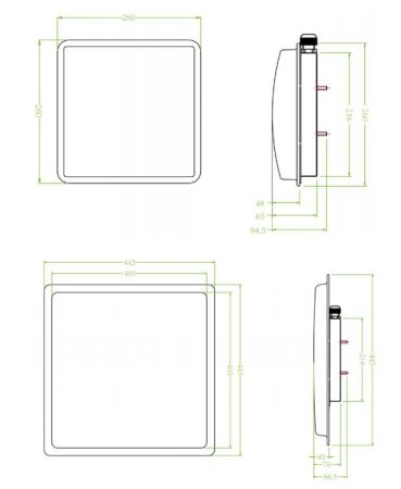 Считыватель дальнего действия ZKTeco UHF1-5E
