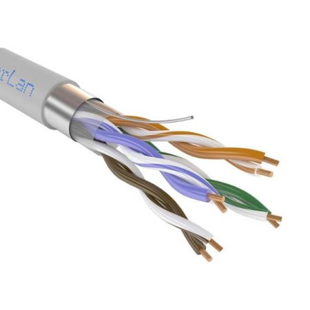 Кабель витая пара Паритет F/UTP Cat5e PVCLS нг(A)-FRLS 4х2х0,52, огнестойкий