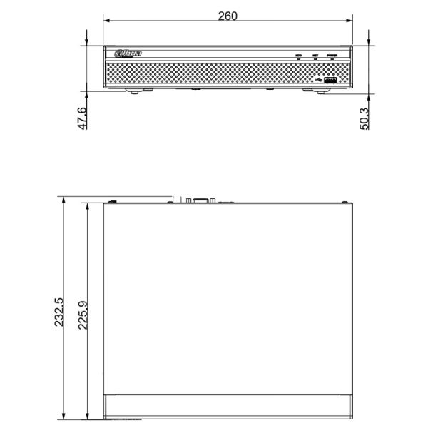 IP-видеорегистратор PoE 4-канальный Dahua DHI-NVR1104HS-P-S3/H IP-видеорегистратор PoE 4-канальный Dahua DHI-NVR1104HS-P-S3/H