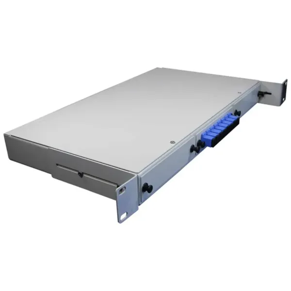 Оптический кросс TWIST CROSSO-8SC-U на 8 портов SC UPC, стоечный, в сборе