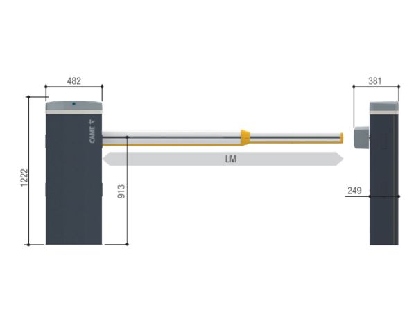 Комплект шлагбаума Came GARD GT 8 KIT-6