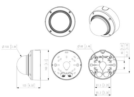 Сетевая IP-видеокамера 4K 8Мп Wisenet XND-9082RV (2.8-8.4 мм)