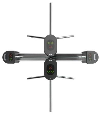 Турникет-трипод двусторонний со стеклом Oxgard Praktika-Т-03D