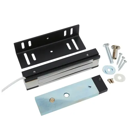 Электромагнитный замок AccordTec ML-200K-3 Premium Black с уголком