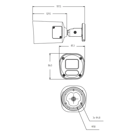 IP-видеокамера 5Мп Rubezh RV-3NCT5369 (2.7-13.5)