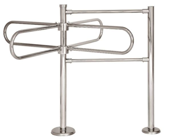 Турникет-калитка Ростов-Дон Р31М пр Хром из хромированной стали (правый)