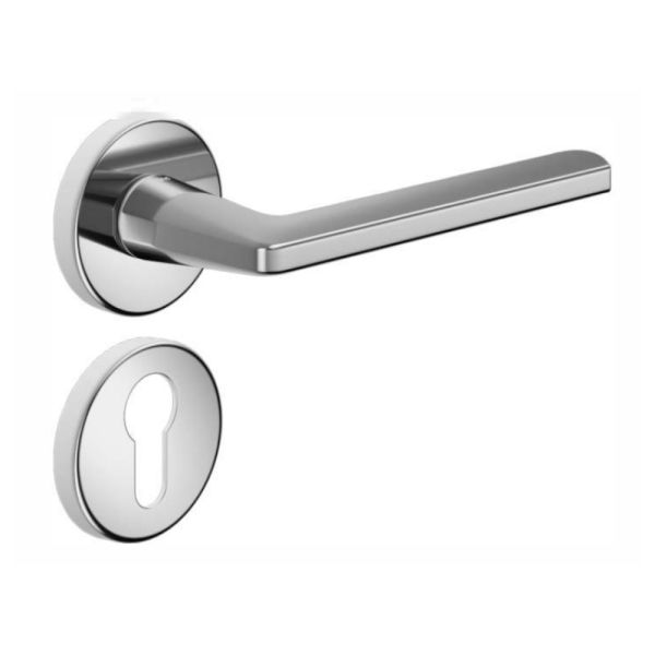 Комплект ручек dormakaba LUCE P LP12Y с накладкой под евроцилиндр