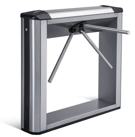 Турникет-трипод тумбовый PERCo-TBC01.1 (с механическими планками Антипаника) с картоприемником