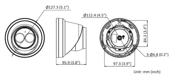 Уличная IP-камера 2Мп HiWatch IPC-T022-G2/U (4 мм) с микрофоном Уличная IP-камера 2Мп HiWatch IPC-T022-G2/U (4 мм) с микрофоном