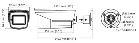 Уличная HD-TVI видеокамера 8Мп HikVision DS-2CE19U7T-AIT3ZF (2.7-13.5 мм) с EXIR-подсветкой до 80м