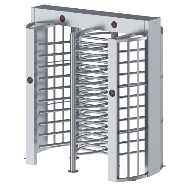 Полноростовой двухпроходной роторный турникет Блокпост Спектр СТ 2А автоматический